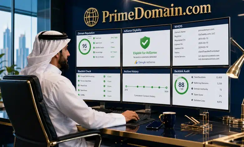 كيفية فحص الدومين قبل الشراء للتأكد من عدم وجود حظر أدسنس كيفية فحص الدومين قبل الشراء للتأكد من عدم وجود حظر أدسنس