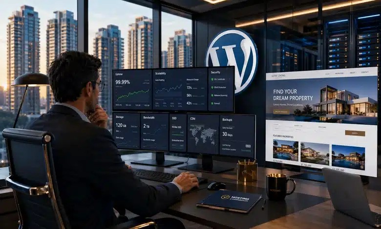 أفضل استضافة ووردبريس لمواقع العقارات مقارنة أفضل أنواع استضافة ووردبريس للمشاريع العقارية