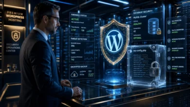 أفضل استضافة آمنة لحماية ملف wp-config وسد أخطر ثغرات قواعد بيانات ووردبريس