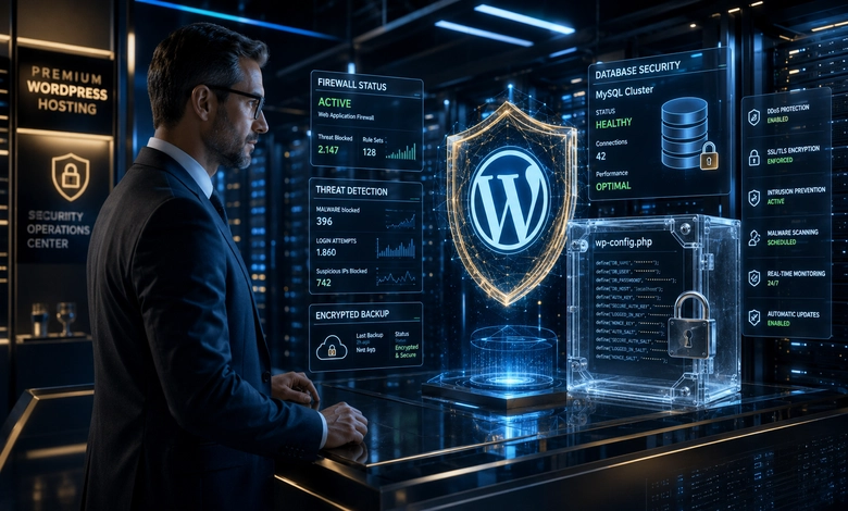 أفضل استضافة آمنة لحماية ملف wp-config وسد أخطر ثغرات قواعد بيانات ووردبريس أفضل استضافة آمنة لحماية ملف wp-config وسد أخطر ثغرات قواعد بيانات ووردبريس
