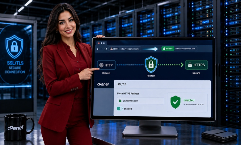 شرح تفعيل Let's Encrypt SSL من داخل الـ cPanel إعداد HTTPS وإعادة توجيه الموقع بعد تفعيل شهادة SSL