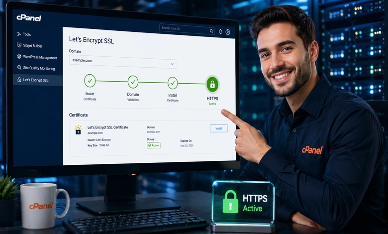 شرح تفعيل Let's Encrypt SSL من داخل الـ cPanel تجديد شهادة Let's Encrypt وحل مشكلات SSL في cPanel
