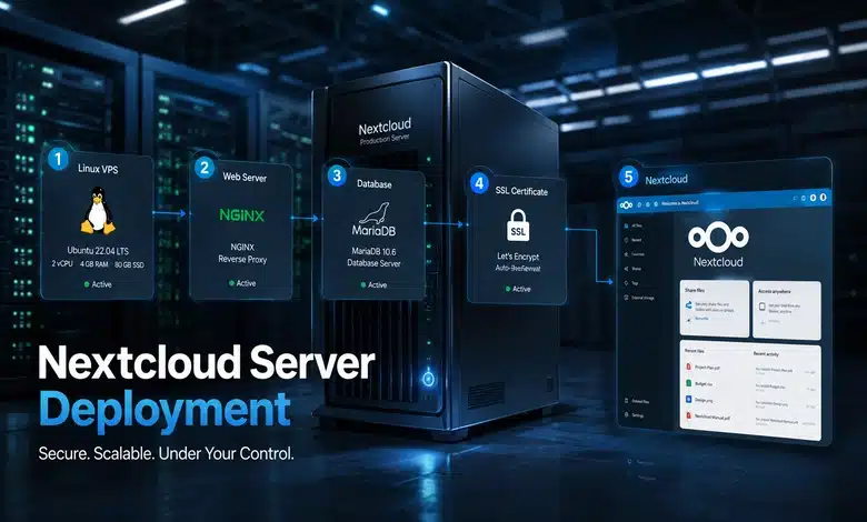 شرح تثبيت خادم ملفات Nextcloud على VPS تنفيذ تثبيت خادم ملفات Nextcloud خطوة بخطوة