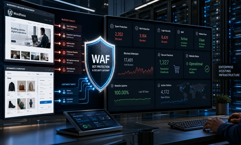 أفضل استضافة آمنة ضد السبام لحظر روبوتات الاختراق وتأمين الويب حماية ووردبريس والمتاجر الإلكترونية من السبام والاختراق