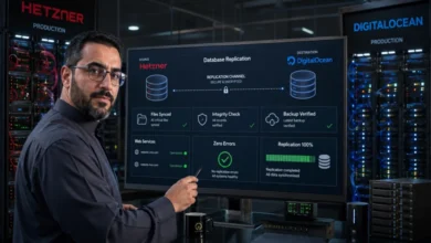 كيفية نقل سيرفر كامل من Hetzner إلى DigitalOcean