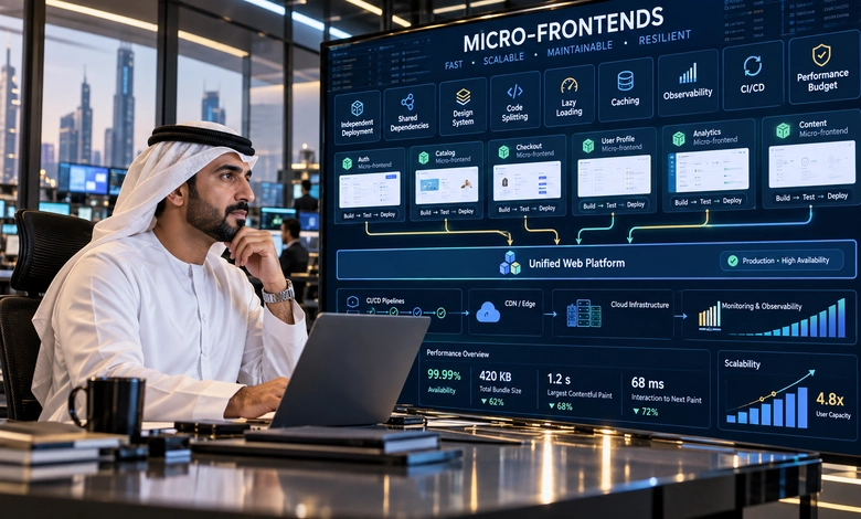 أفضل ممارسات بناء Micro-frontends سريعة وقابلة للتوسع 